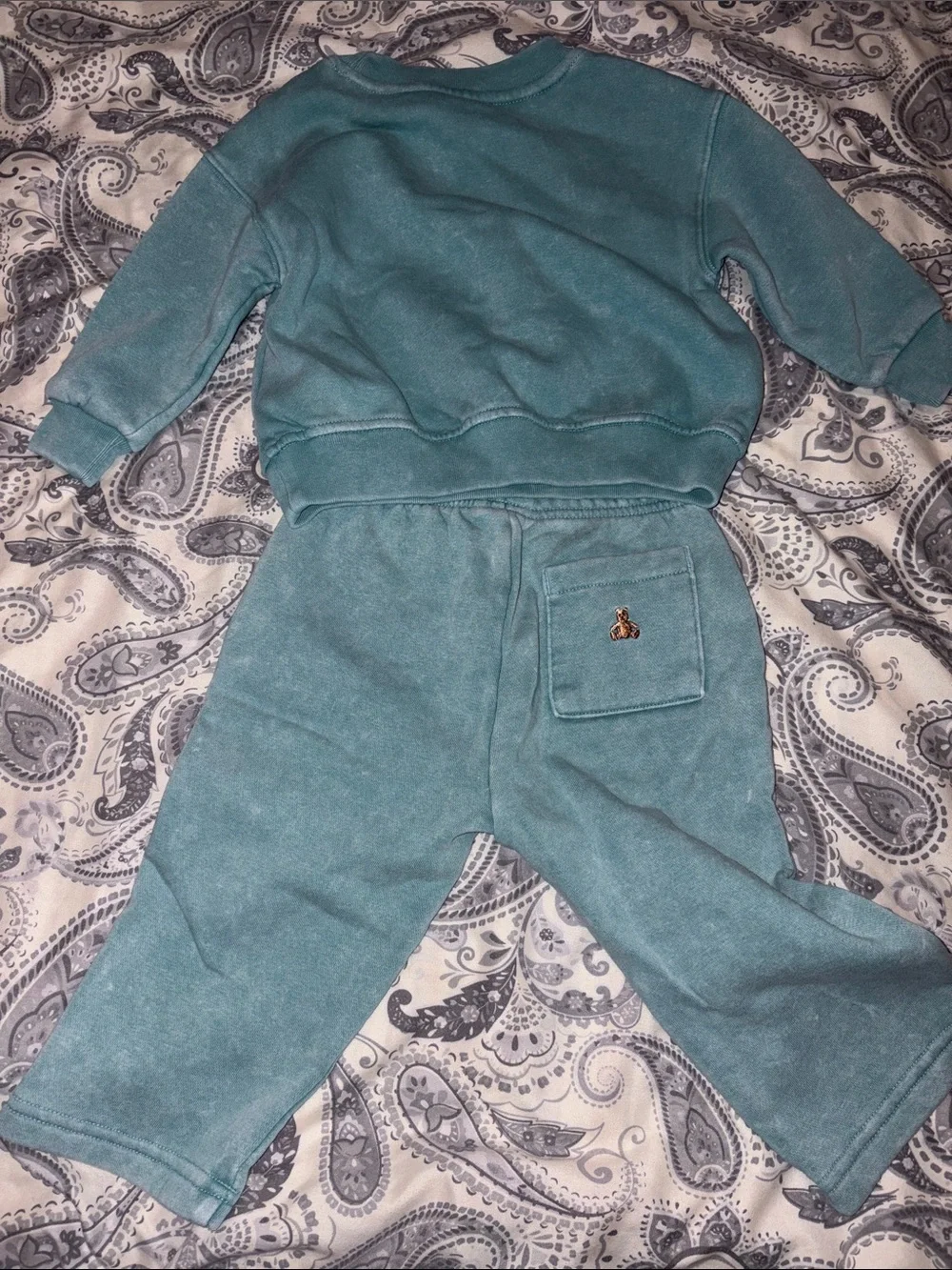 GAP Teal Sweatshirt and Jogger Set